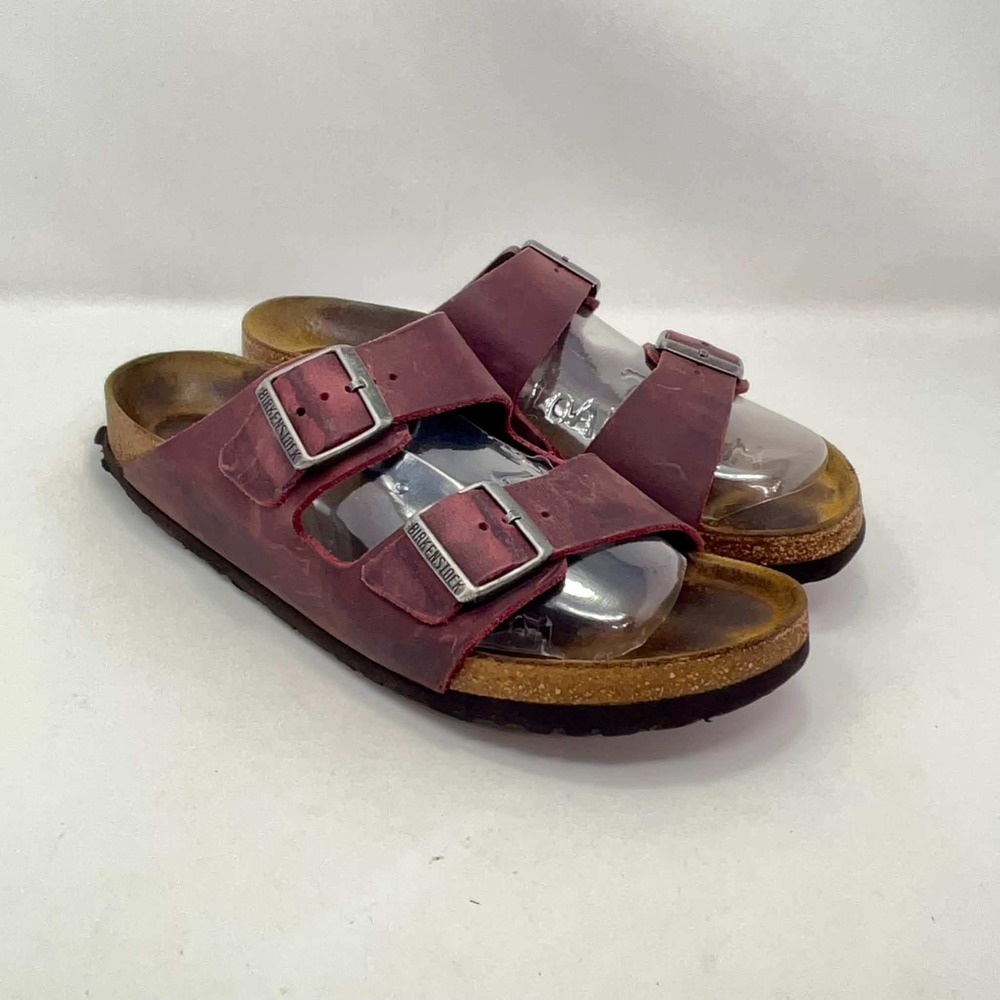Birkenstock Arizona Soft Footbed Zinfandel Leather EU 42 Mens 9 Womens 11 RARE